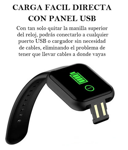 Combo Reloj Inteligente + Audífonos Inalámbricos Bluetooth