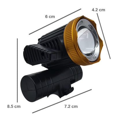 Linterna Minera LED 2 En 1 Camping Ciclismo Manos Libres Zoom RF 302