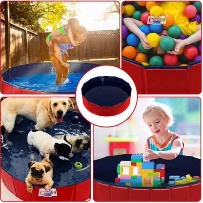 Piscina Multifuncion Para Mascotas Y Niños Pelotas Agua 80cm