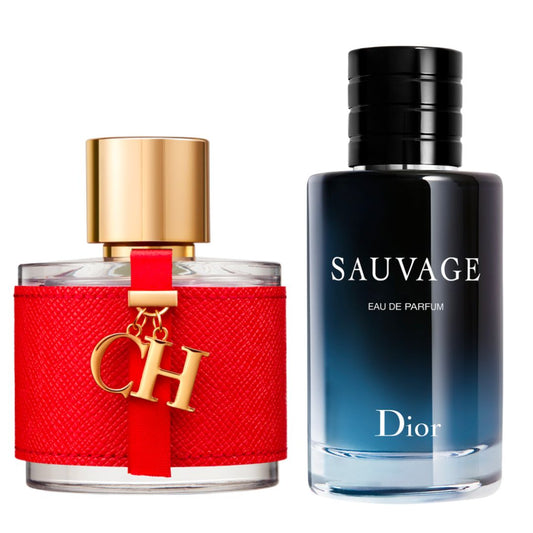 PROMO 107 (CH WOMAN 100 ML + SAUVAGE 100 ML) KIT PERFUMES PARA DAMA Y CABALLERO