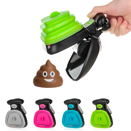 Recogedor De Excremento Mascota Dispensador Plegable Viajero