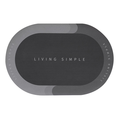 Tapete Absorbente Antideslizante Para Baño Living Simple 58c