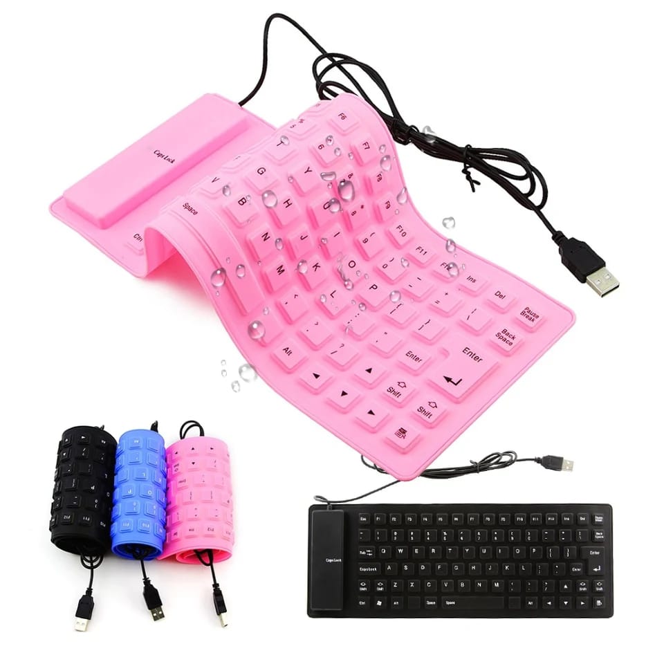 Teclado Flexible Para PC RJK-726