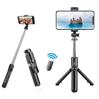 Trípode Con Monopod Integrado Control Bluetooh Palo Selfie