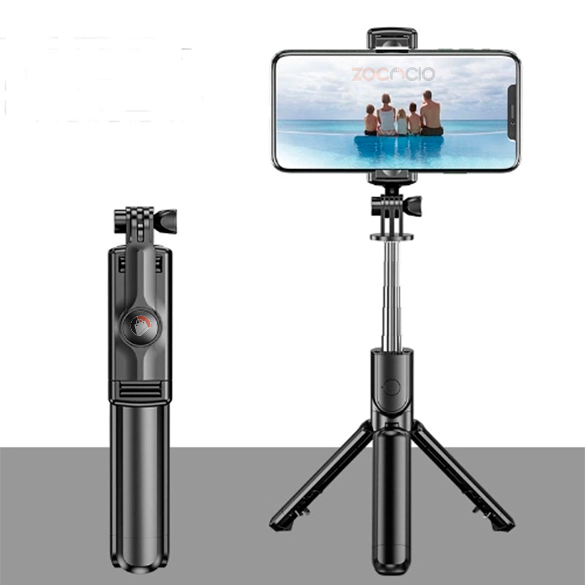 Trípode Con Monopod Integrado Control Bluetooh Palo Selfie