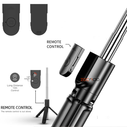 Trípode Con Monopod Integrado Control Bluetooh Palo Selfie